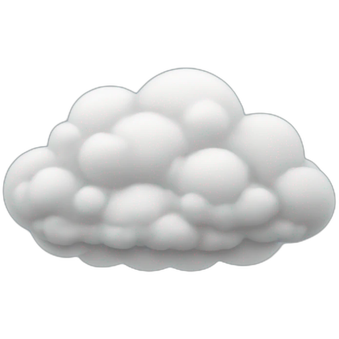 Cloud emoji
