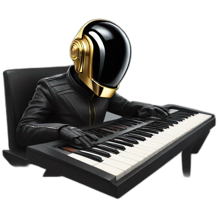 daft punk playing keys emoji