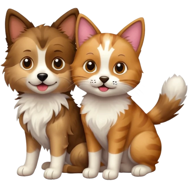 dog + cat emoji