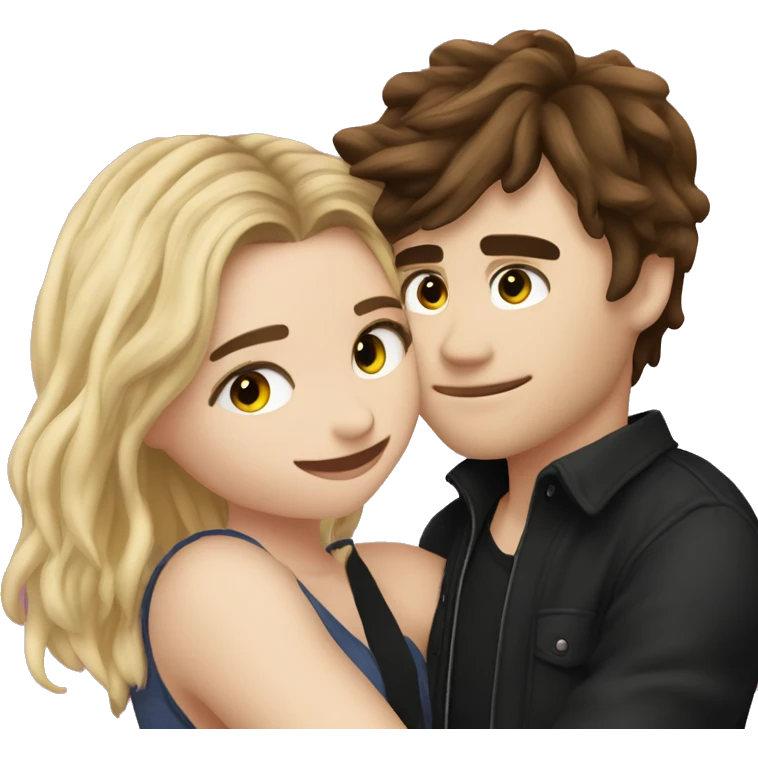Emoji Chloe grace moretz hugging elrubiusomg emoji