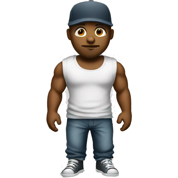 gangster with baggy clothes emoji