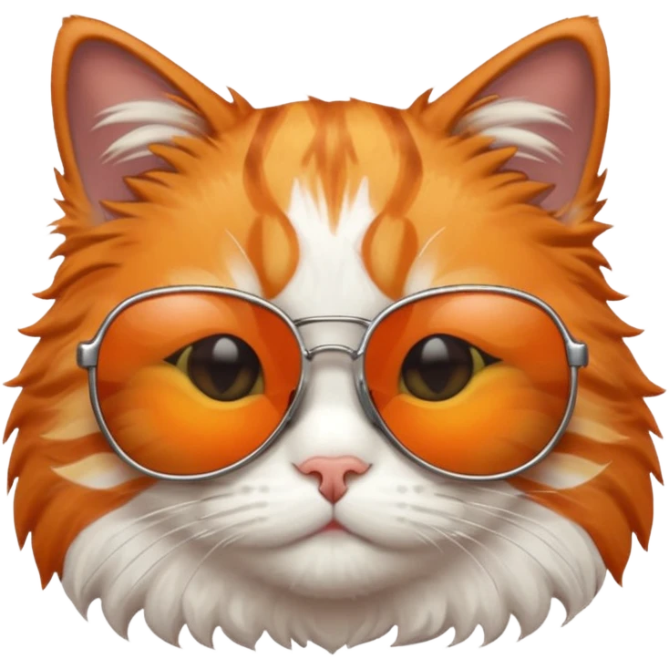 Cat wearing sunglasses emoji