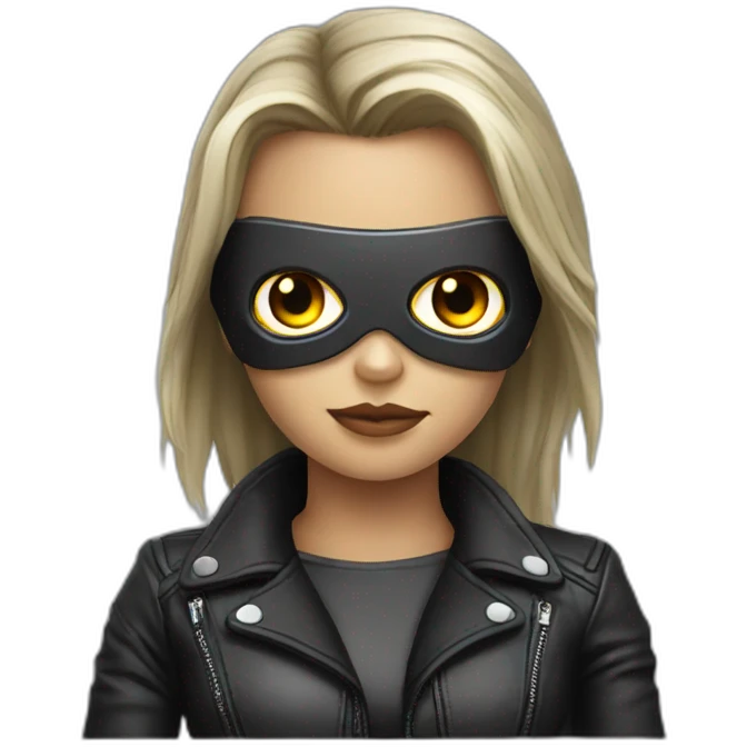 Terminator girl light emoji