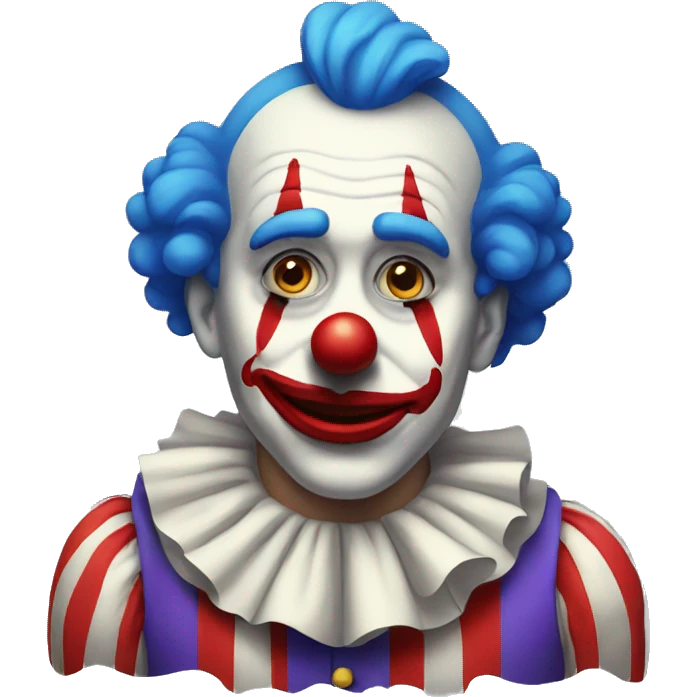 sad clown emoji