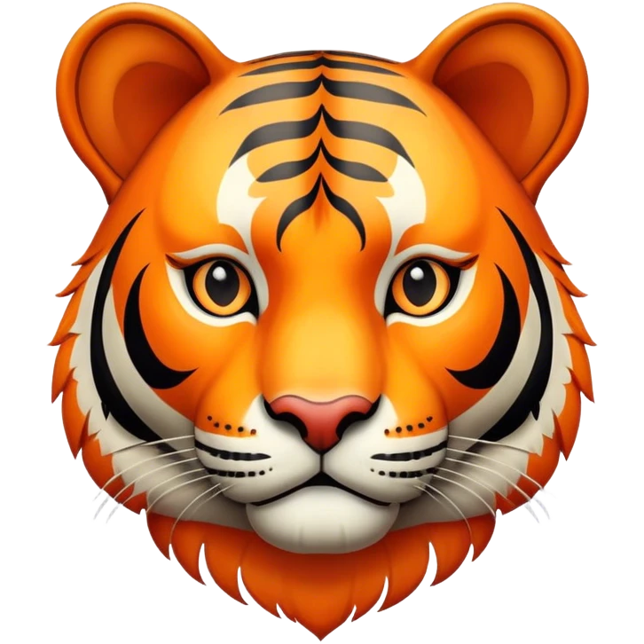 Vintage circus tiger emoji
