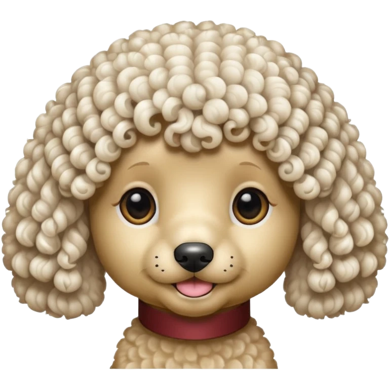 Poodle emoji