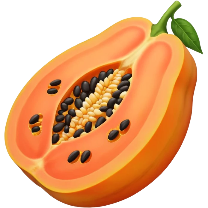 Papaya emoji