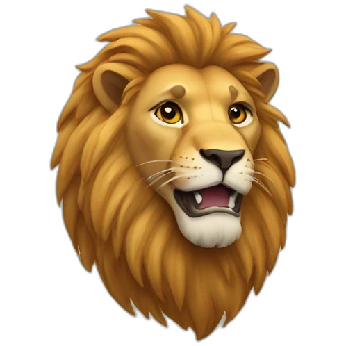 Lion.  emoji