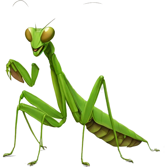 Praying mantis emoji