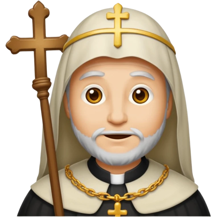 emoji prêtre catholique du moyen âge  emoji