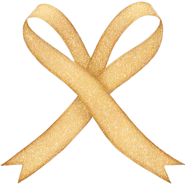 Ribbon with sparkles emoji