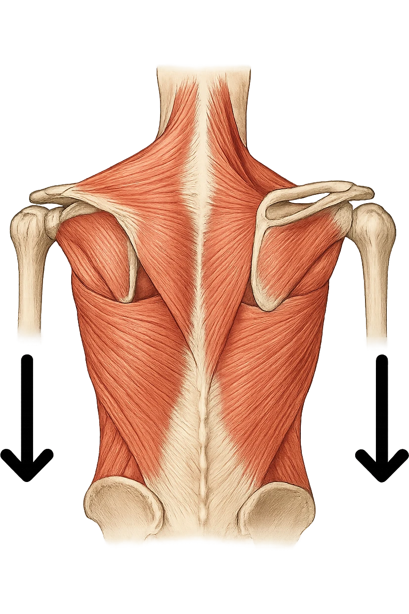 muscoli della spalla anatomia senza scritte fammi solo delle frecce ad indicare che la spalla deve abbassarsi emoji