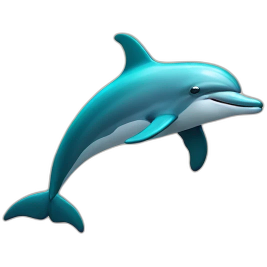 A Dolphins in the sea emoji