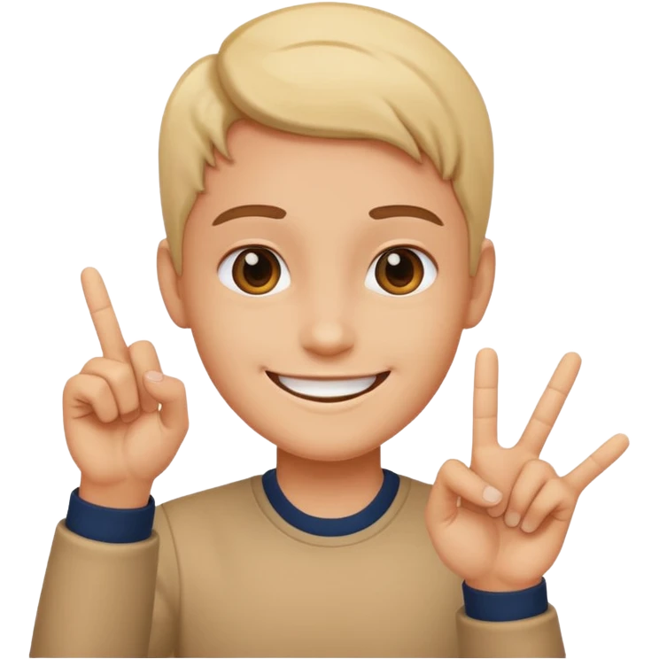 Un humain qui dit OK emoji