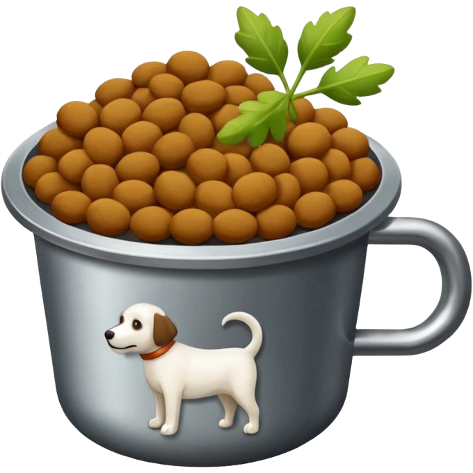 hundenapf mit futter emoji