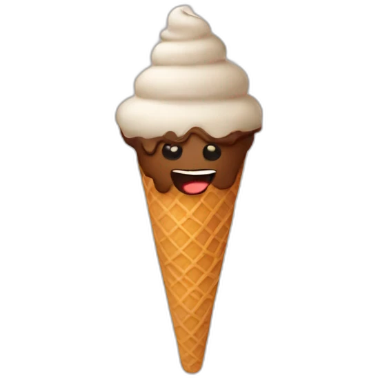 poop ice cream emoji