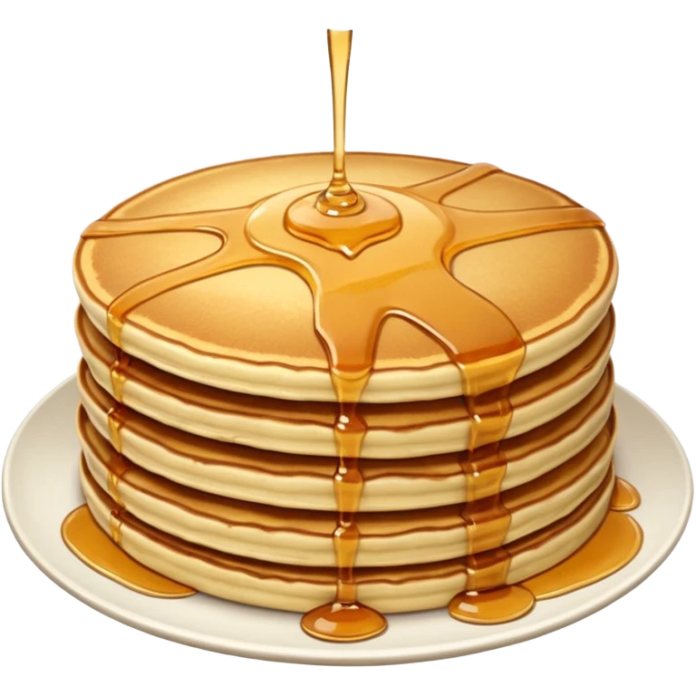 pancake with dressings emoji