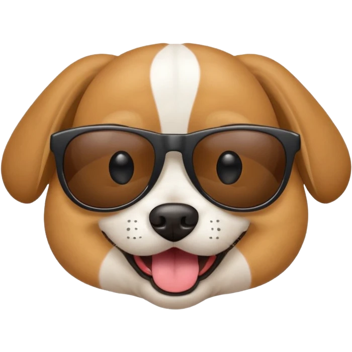 dog with shades emoji