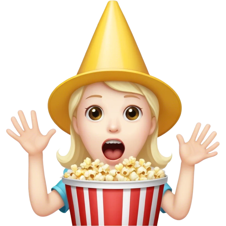 screm watching a movie emoji