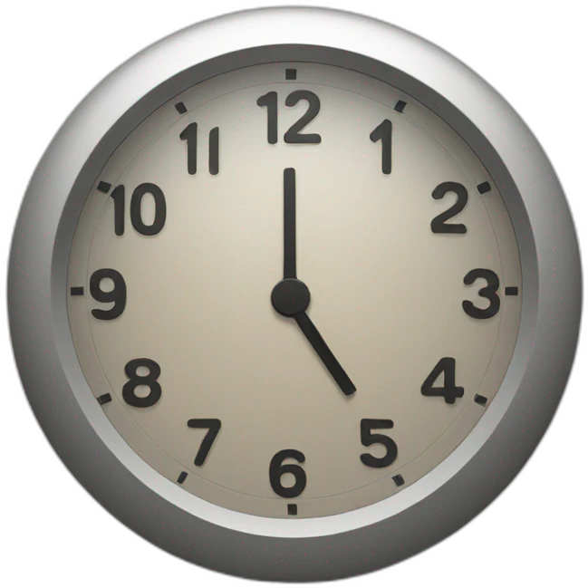 Clock emoji
