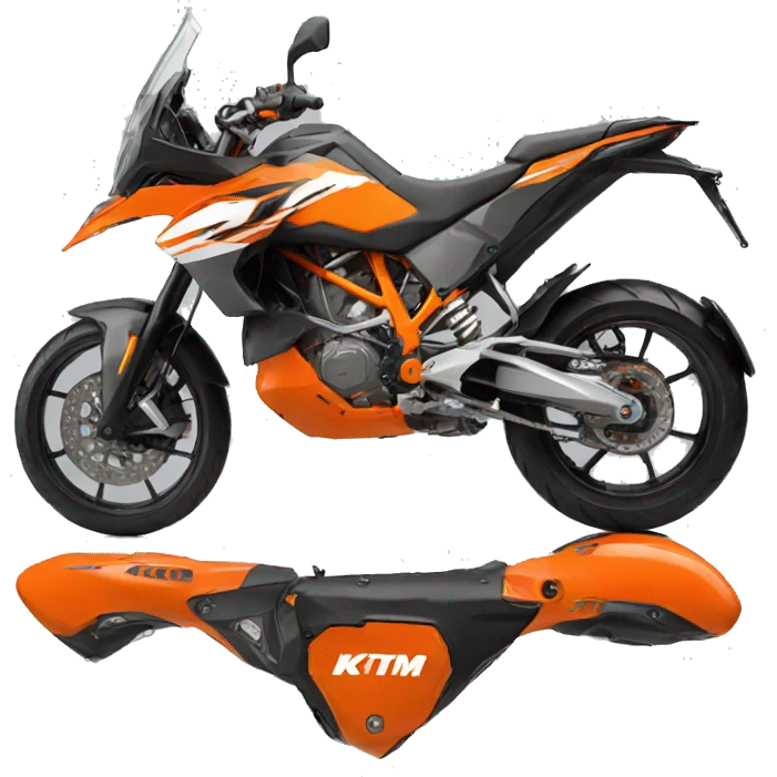 Moto KTM  emoji