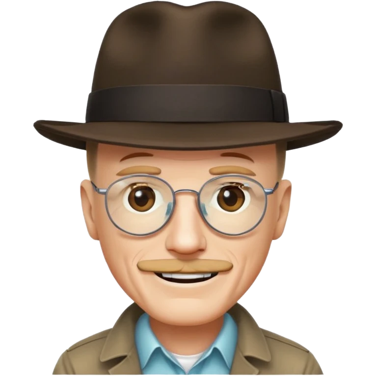 Hizenberg in hat  emoji