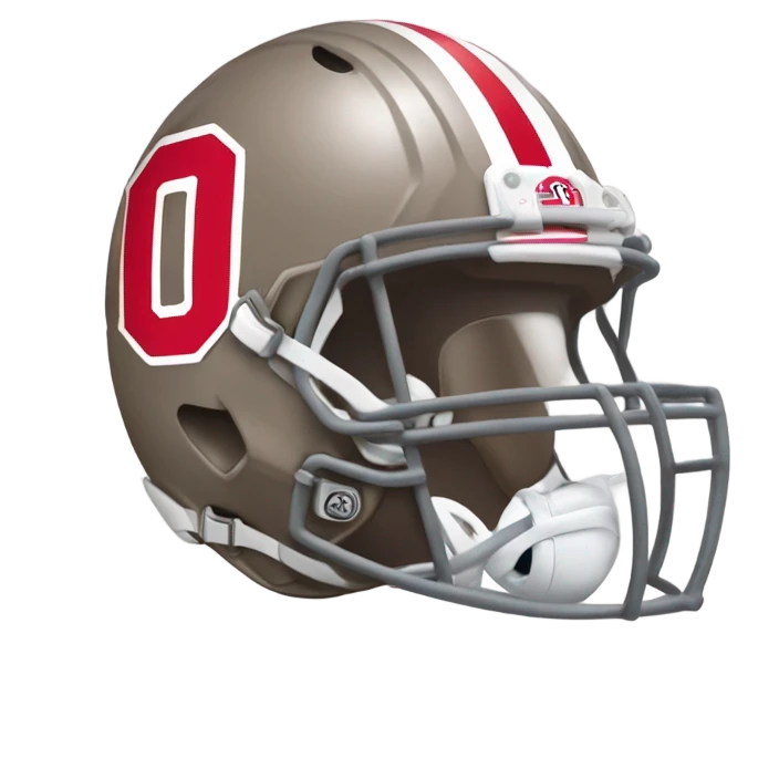 buckeye nut in ohio state gear emoji