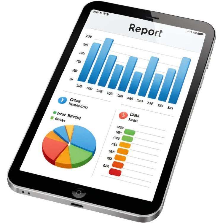 report with charts emoji