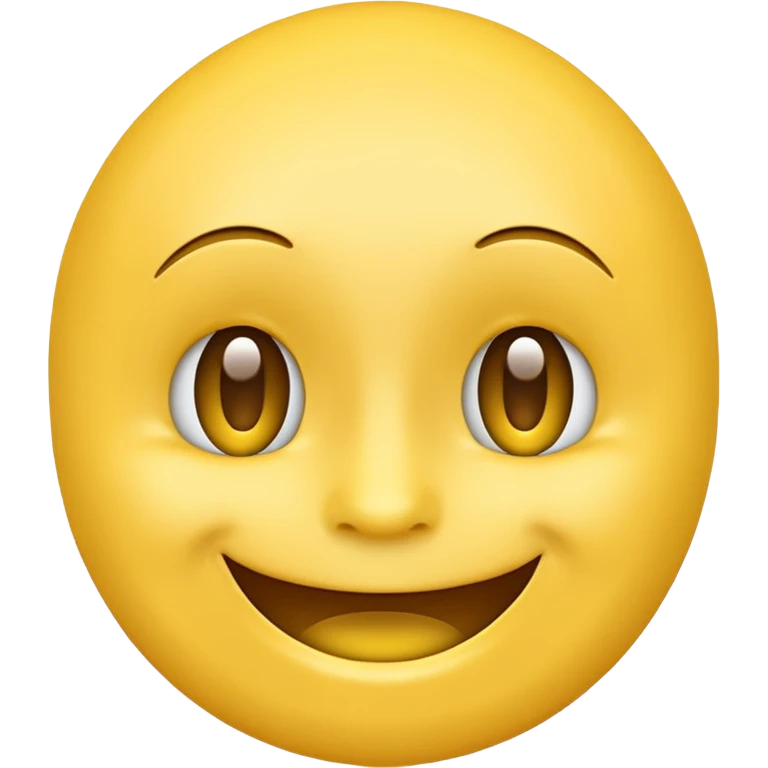 happy face emoji (no cheeks) emoji