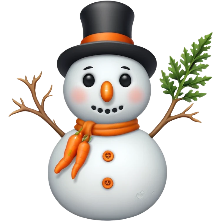 jolly snowman emoji
