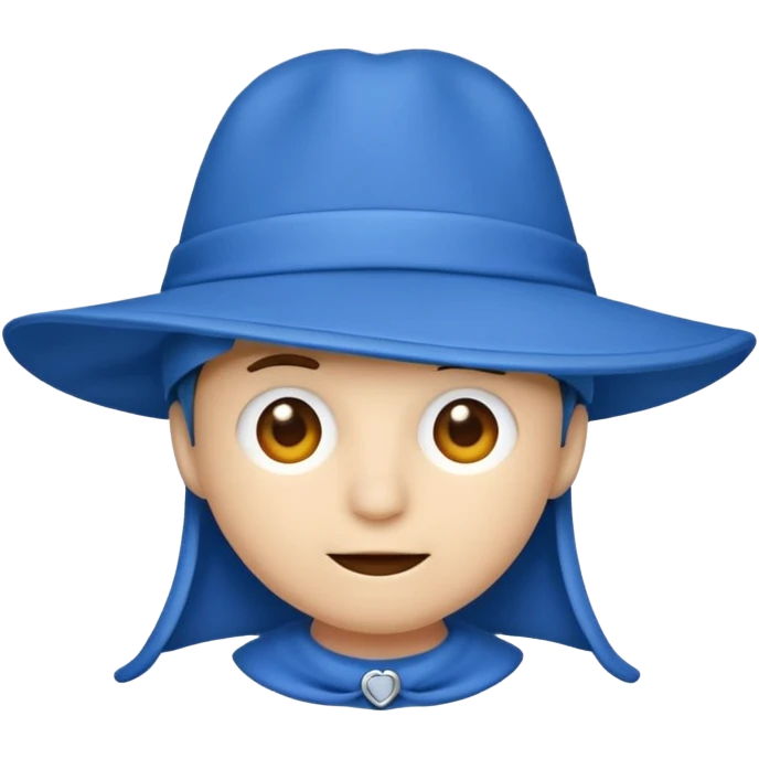 blue hat emoji