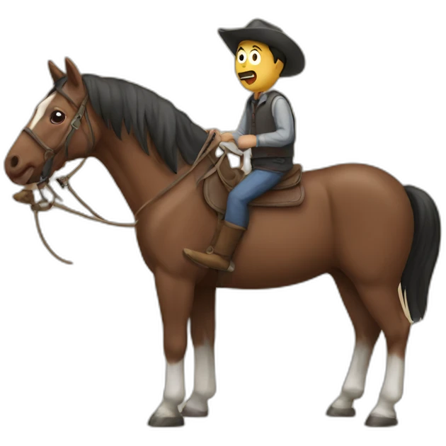 man eat horses emoji