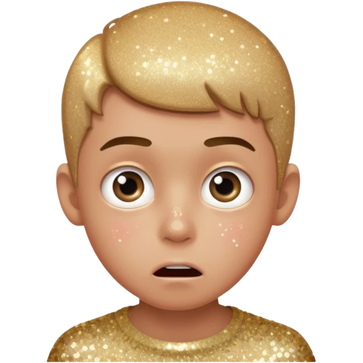 glitter panic boy emoji