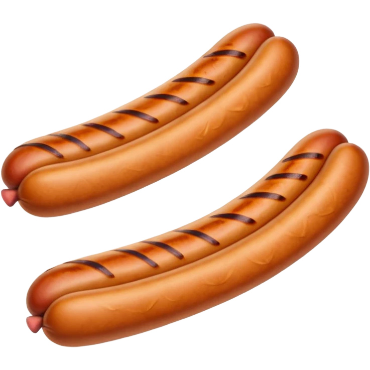 a single sausage emoji