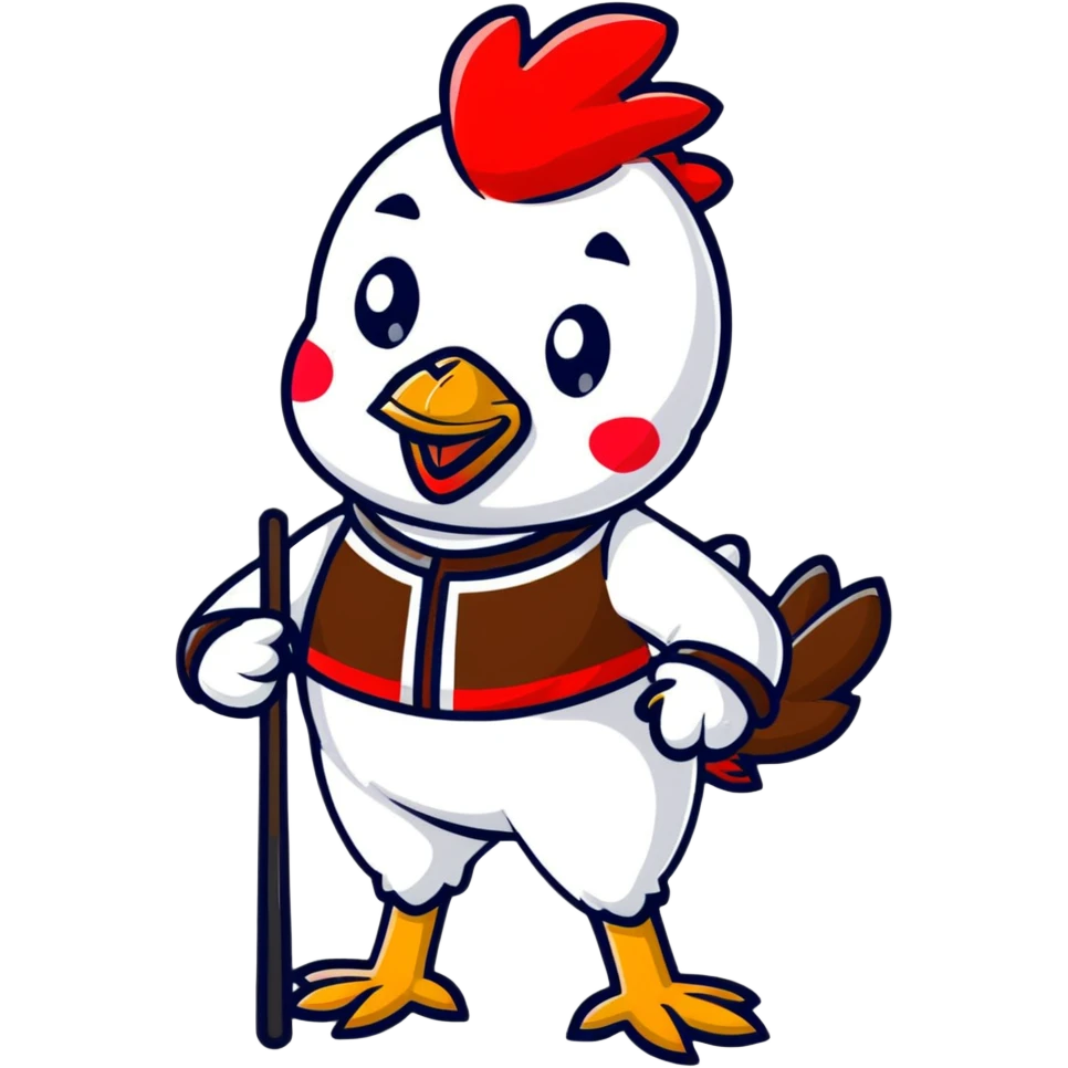 chicken jockey emoji