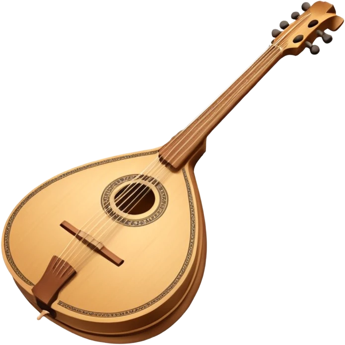Ukrainian musical instrument kobza emoji