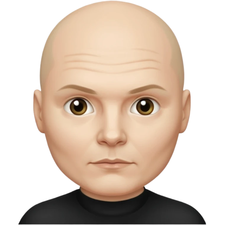 Billy Corgan bald head emoji