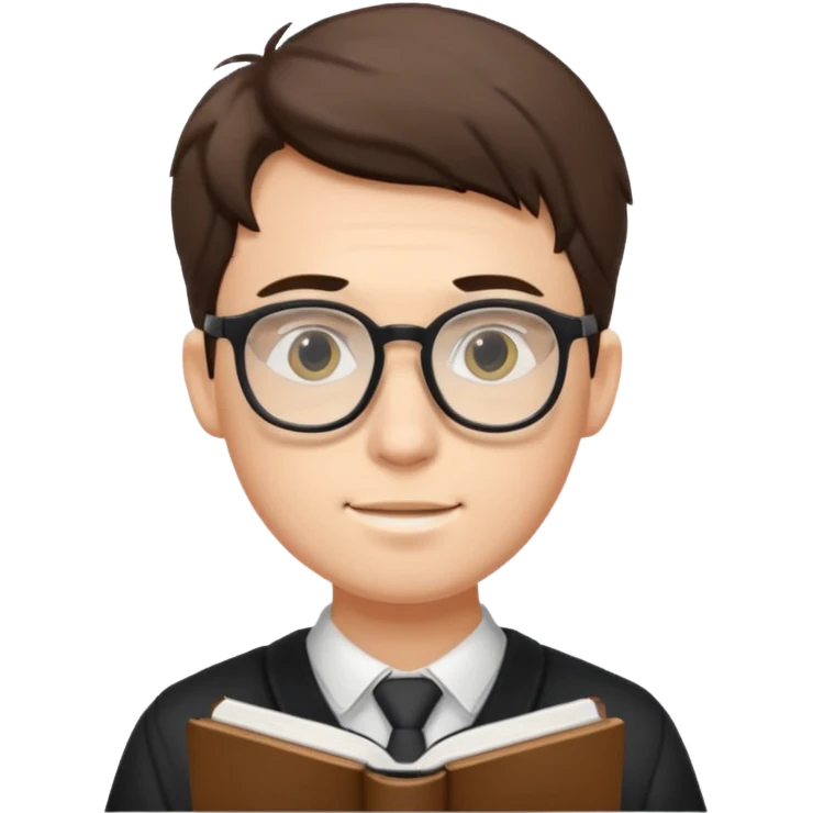student(men) who is studying English  emoji