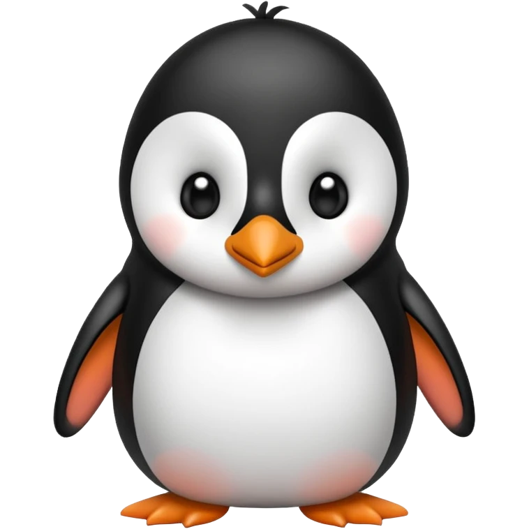 Sad giant emoji penguin begging for pardon giant lovely eyes cute sad emoji