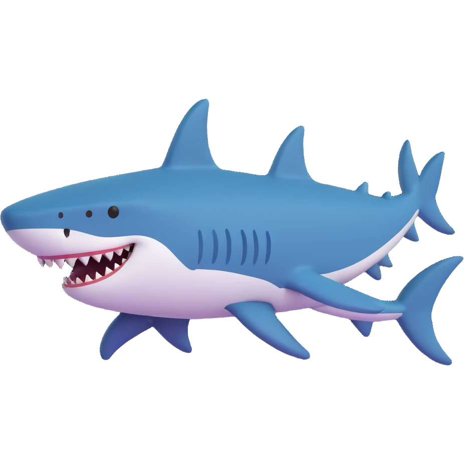 Tu Shark character emoji