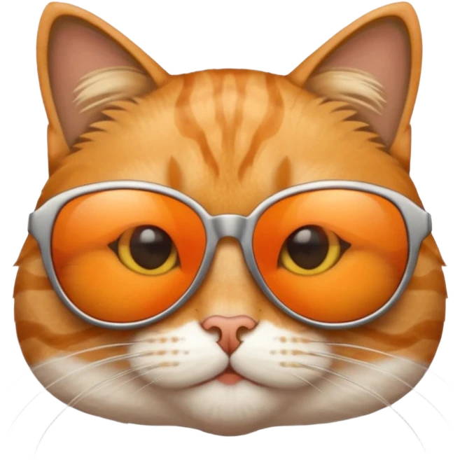Cat wearing sunglasses emoji