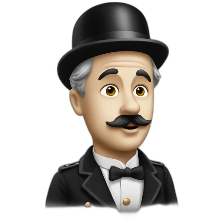Charlie chaplin in the great dictator emoji