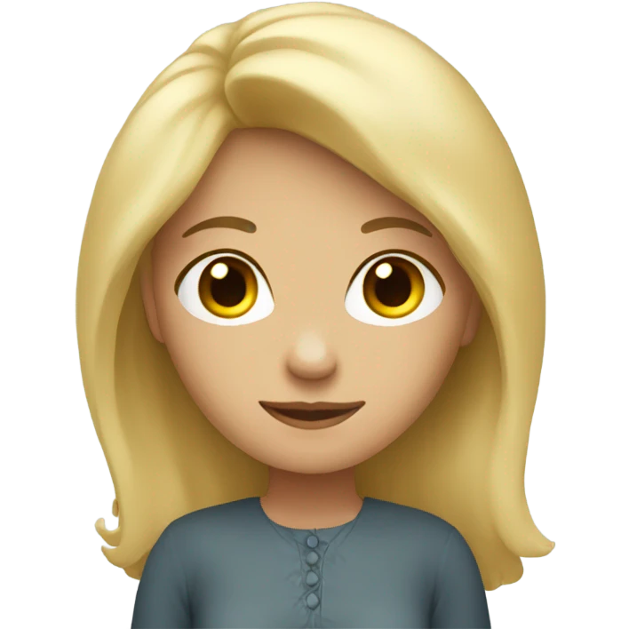 wife with fair-haired  emoji