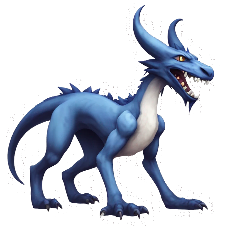 Edgy Eldritch Vernid-Sergal full body emoji