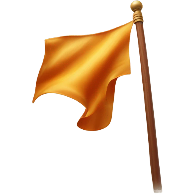 Amber flag emoji