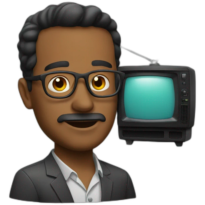 TV man emoji