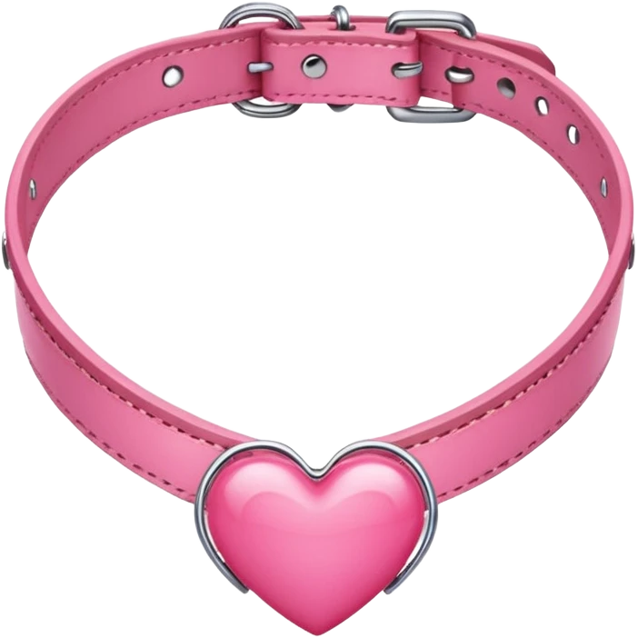 pink collar hati emoji