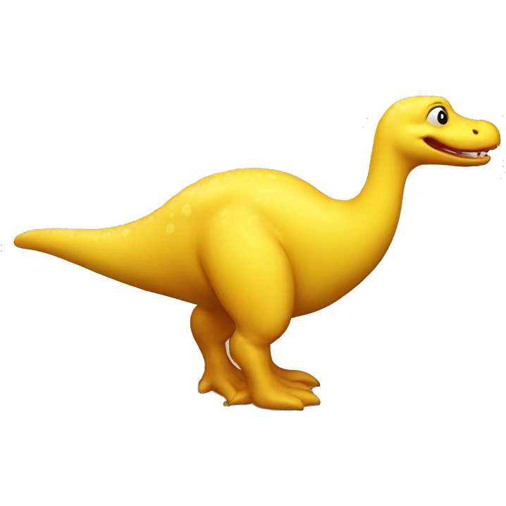 Rubber ducky dinosaur emoji