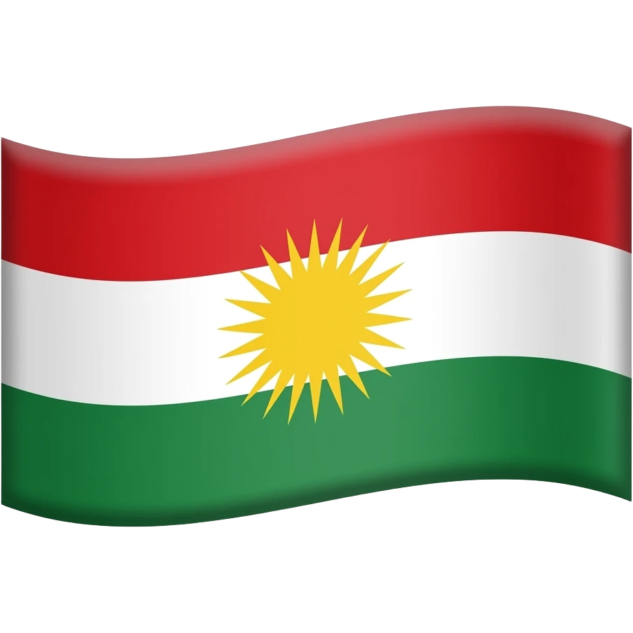 Kürdistan  bayrağı emoji