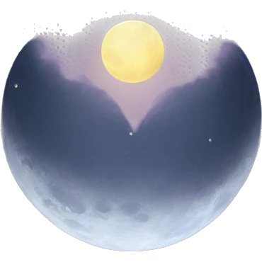 Heart moon  emoji